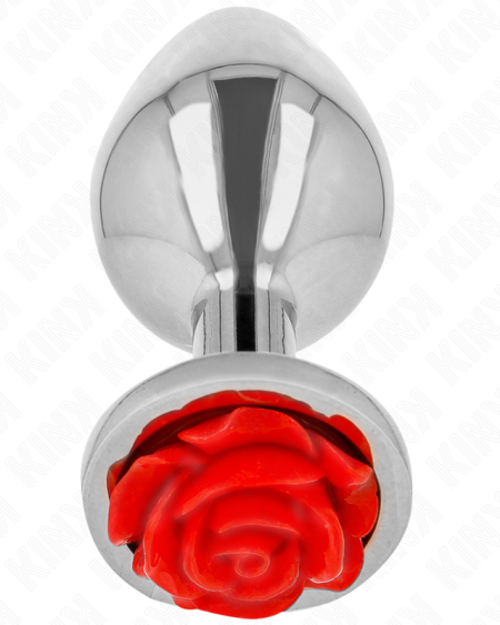 KINK - PLUG ANAL ROSE ROUGE TAILLE M