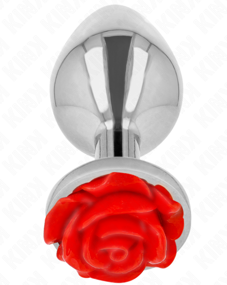 KINK - PLUG ANAL ROSE ROUGE TAILLE L