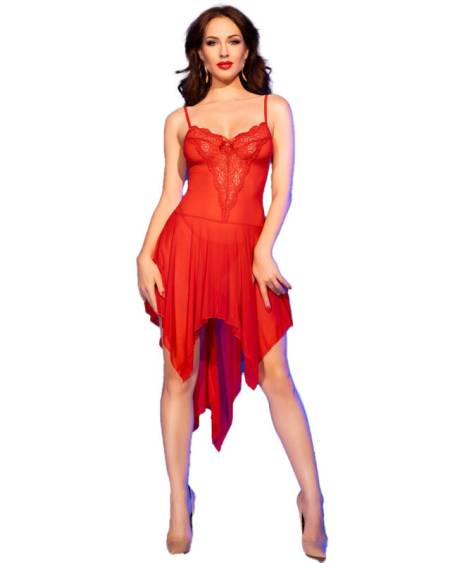 CHILIROSE - CR 4847 BABYDOLL ROJO S/M