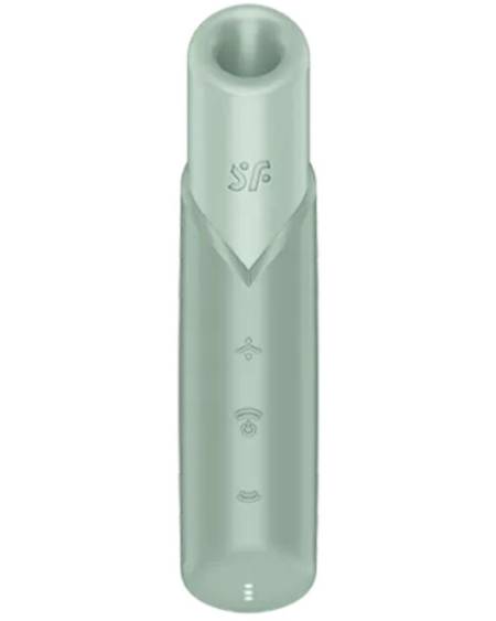 SATISFYER - STIMULATEUR DE CLITORIS NAUGHTY KISS WAVE AIGUE-MARINE
