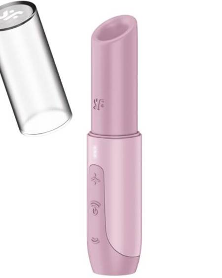 SATISFYER - STIMULATEUR DE CLITORIS SECRET KISS WAVE ROSE