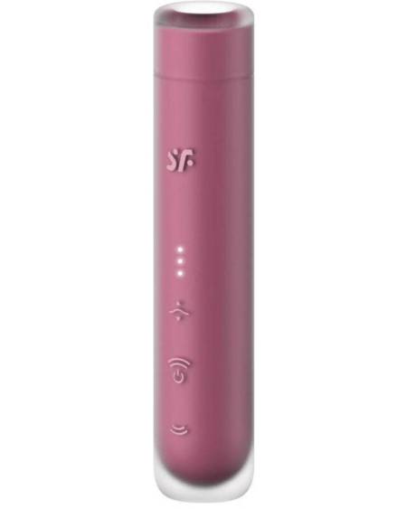 SATISFYER - STIMULATEUR DE CLITORIS FIRST KISS WAVE GARNET