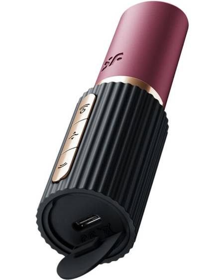 SATISFYER - STIMULATEUR DE CLITORIS PRO 2 KISS WAVE GRENAT / NOIR