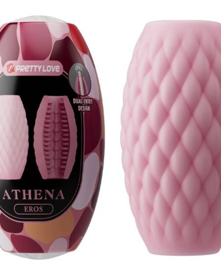 PRETTY LOVE - MASTURBATEUR POUR HOMME EN SILICONE ATHENA EROS ROSE