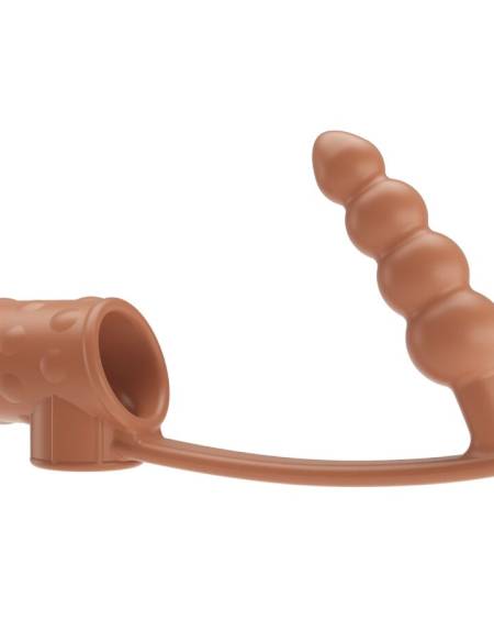 PRETTY LOVE - MANCHON PÉNIS AVEC PLUG ANAL NATUREL