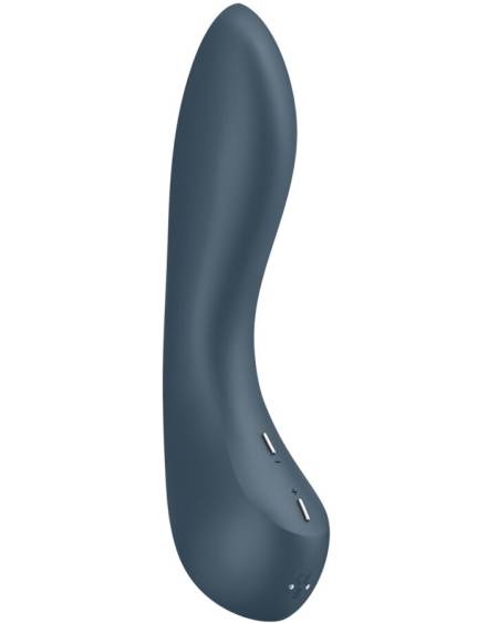 SATISFYER - VIBRATEUR PROGRAMME 12 VIBRATIONS G-SPOT WAVE 4 GRIS FONCÉ