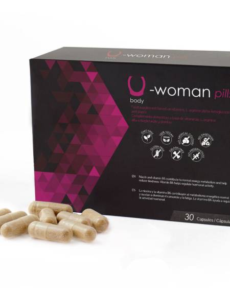 500 COSMETICS - U-WOMAN AUGMENTE LA LIBIDO FEMININE - 30 CAPSULES