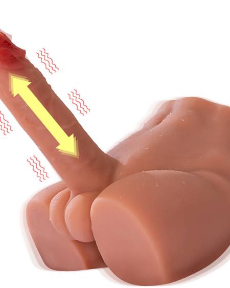 XISE - PEEL DILDO ASS GODE RÉALISTE MASTURBATEUR POSITION FRONTALE AVEC POUSSÉE 17,5 CM