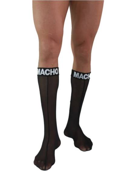 MACHO - CHAUSSETTES FINES TAILLE UNIQUE NOIRES