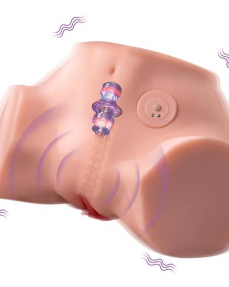 XISE - FENNIE SHAKING MASTURBATEUR RÉALISTE MULTIPOSITION VAGIN ET ANUS AVEC VIBRATION