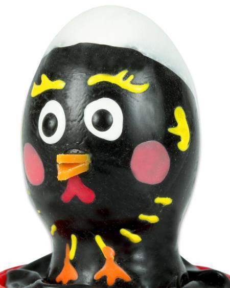 CONDOMERIE - PRÉSERVATIFS FANTAISIE PEINTS À LA MAIN POULET NOIR