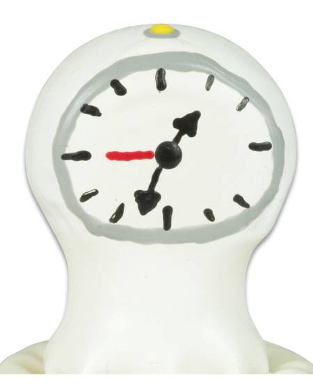 CONDOMERIE - HORLOGE À PRÉSERVATIFS FANTAISIE PEINTE À LA MAIN