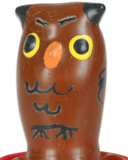 CONDOMERIE - PRÉSERVATIFS FANTAISIE PEINTS À LA MAIN HIBOU
