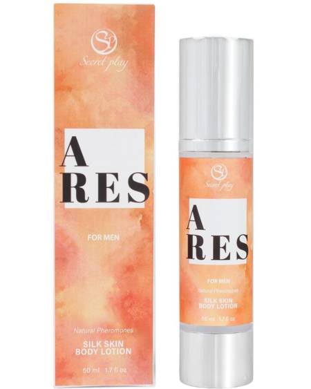 SECRETPLAY - ARES LOTION POUR LA PEAU À LA SOIE POUR HOMMES 50 ML