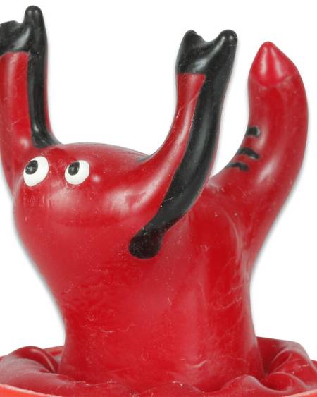 CONDOMERIE - PRÉSERVATIFS FANTAISIE PEINTS À LA MAIN ROUGE SCORPION