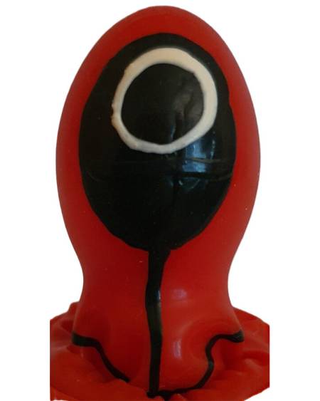 CONDOMERIE - CERCLE DE PRÉSERVATIFS FANTAISIES PEINTS À LA MAIN