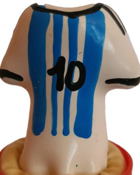 CONDOMERIE - PRÉSERVATIFS FANTAISIE PEINTS À LA MAIN CHEMISE MESSI N°10