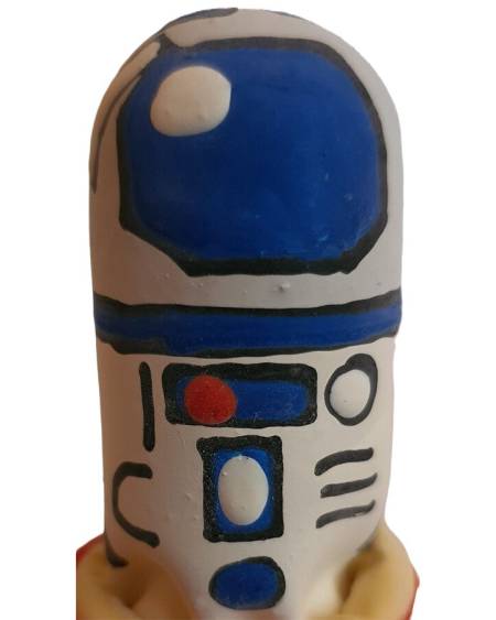 CONDOMERIE - ROBOT DE PRÉSERVATIFS FANTAISIES PEINTS À LA MAIN
