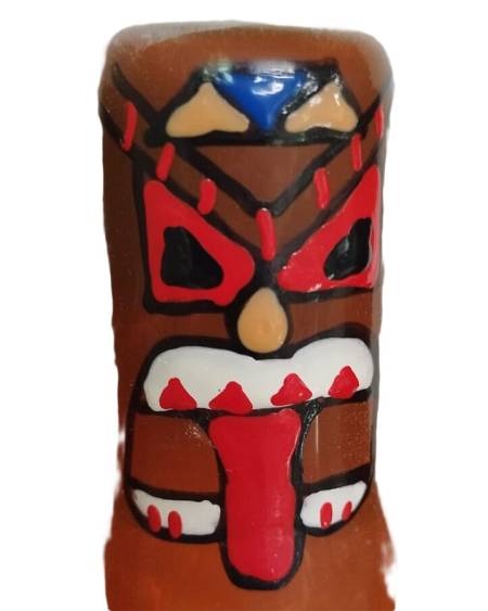 CONDOMERIE - PRÉSERVATIFS FANTAISIE PEINTS À LA MAIN TIKI TOTEM-01