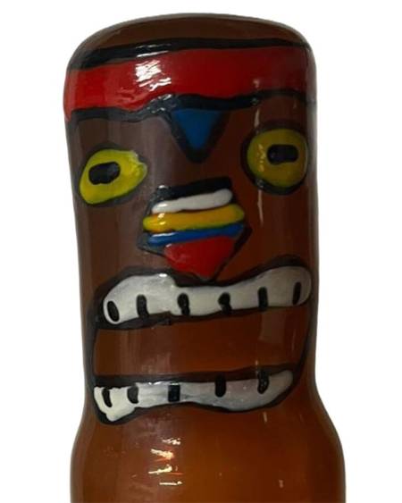 CONDOMERIE - PRÉSERVATIFS FANTAISIE PEINTS À LA MAIN TIKI TOTEM-HAWAII-03