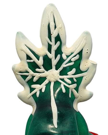 CONDOMERIE - PRÉSERVATIFS FANTAISIE PEINTS À LA MAIN CANNABIS MODÈLE 2