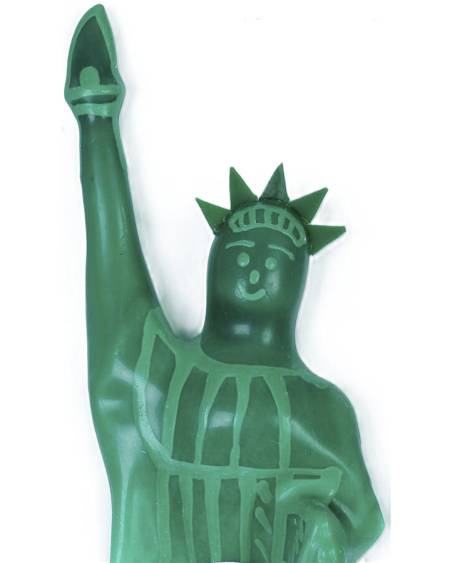 CONDOMERIE - PRÉSERVATIFS FANTAISIE PEINTS À LA MAIN STATUE DE LA LIBERTÉ MODÈLE XL