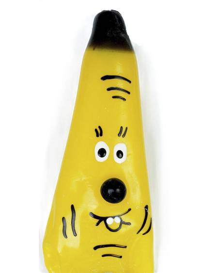 CONDOMERIE - PRÉSERVATIFS FANTAISIE PEINTS À LA MAIN MODÈLE BANANE XL
