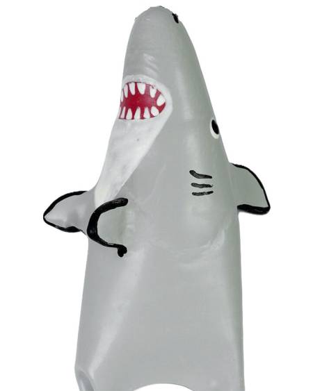 CONDOMERIE - PRÉSERVATIFS FANTAISIE PEINTS À LA MAIN MODÈLE REQUIN XL