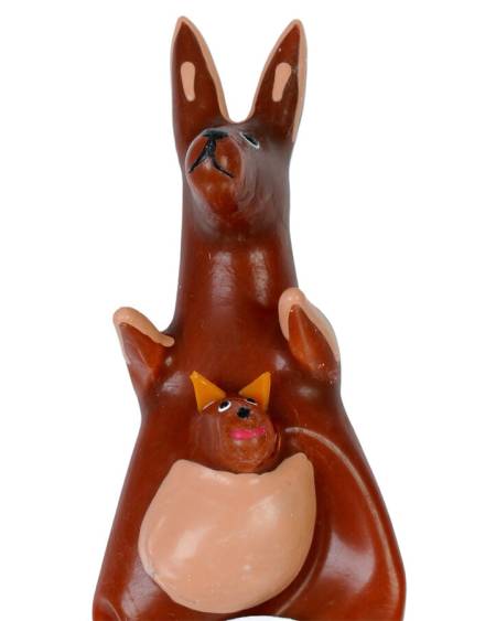 CONDOMERIE - PRÉSERVATIFS FANTAISIE PEINTS À LA MAIN MODÈLE KANGOUROU XL