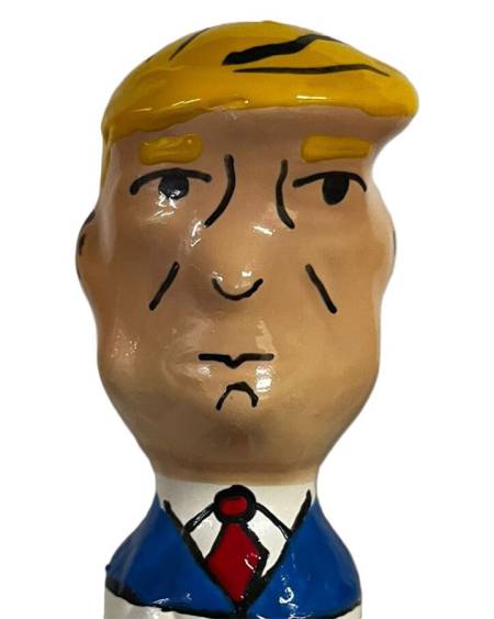 CONDOMERIE - PRÉSERVATIFS FANTAISIE PEINTS À LA MAIN GRUMPY TRUMP XL