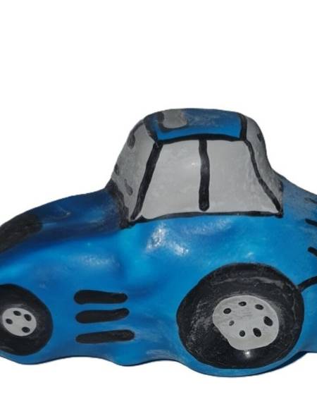 CONDOMERIE - PRÉSERVATIFS FANTAISIE PEINTS À LA MAIN TRACTEUR BLEU XL