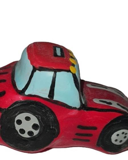 CONDOMERIE - PRÉSERVATIFS FANTAISIE PEINTS À LA MAIN TRACTEUR ROUGE XL
