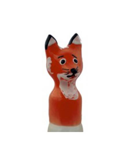 CONDOMERIE - PRÉSERVATIFS FANTAISIE PEINTS À LA MAIN FOX BROWN XL