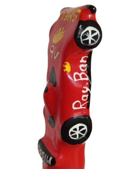 CONDOMERIE - PRÉSERVATIFS FANTAISIE PEINTS À LA MAIN F1 FERRARI XL