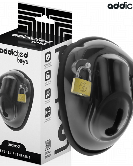 ADDICTED TOYS LOCKED - À PÉNIS VERROUILLÉE SANS CLÉ 11,5 CM