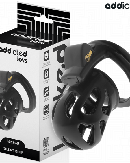 ADDICTED TOYS LOCKED - CAGE À PÉNIS SILENCIEUSE 7,5 CM