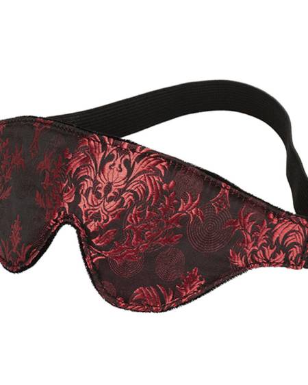 CALEXOTICS - MASQUE POUR LES YEUX OPAQUE SCANDAL AVEC DÉTAILS ROUGES