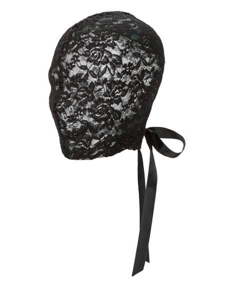 CALEXOTICS - SCANDAL CAGOULE EN DENTELLE NOIRE AVEC NŒUD