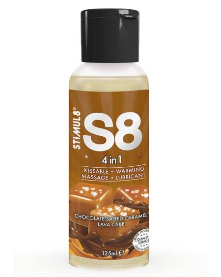 STIMUL8 - S8 LUBRIFIANT DESSERT 4 EN 1 CHOCOLAT ET CARAMEL SALÉ 125 ML