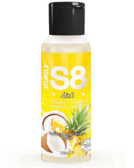 STIMUL8 - LUBRIFIANT DESSERT PINA COLADA 4 EN 1 S8 125 ML