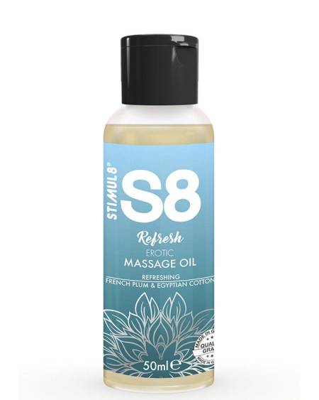 STIMUL8 - S8 REFRESH HUILE DE MASSAGE ÉROTIQUE AU COTON 50 ML