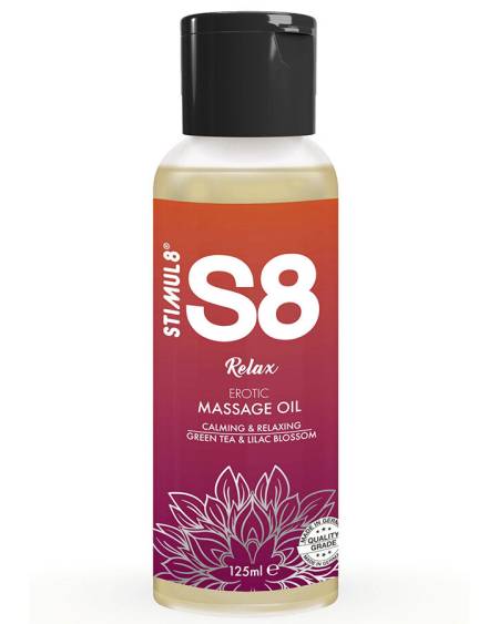STIMUL8 - S8 RELAX HUILE DE MASSAGE AU THÉ VERT 125 ML