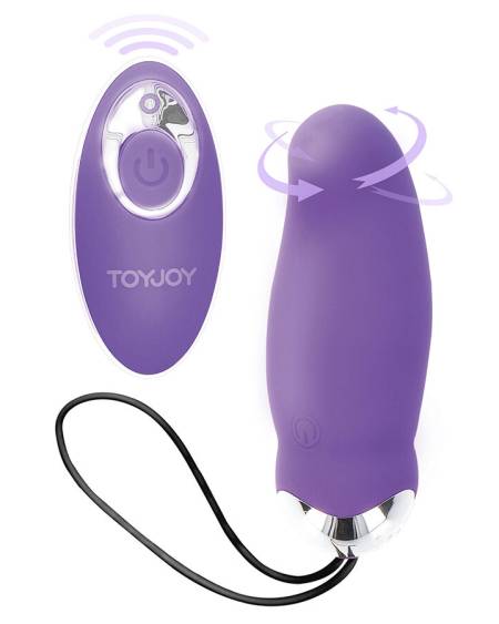 TOYJOY - HAPPINESS MY ORGASM EGGSPLODE VIBRATEUR VIOLET TÉLÉCOMMANDE