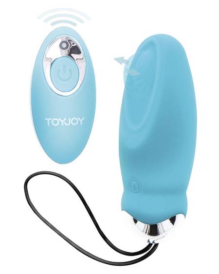 TOYJOY - HAPPINESS IM SO EGGCITED VIBRATEUR TÉLÉCOMMANDE BLEU