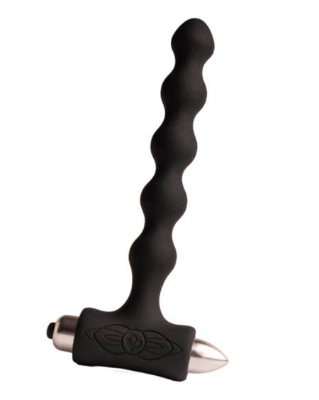 ROCKS-OFF - PETITE SENSATIONS PERLES ANAL PLUG VIBRATEUR NOIR