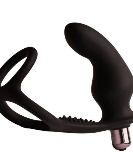 ROCKS-OFF - RO-ZEN RRO PLUG ANAL AVEC ANNEAU PÉNIS VIBRANT NOIR