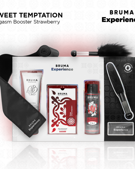BRUMA XPERIENCE - KIT TENTATION FRAISE DOUCE AVEC AMPLIFICATEUR D'ORGASME