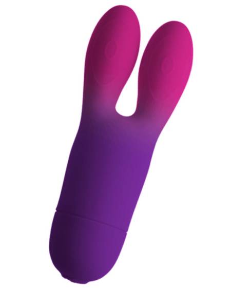 ROCKS-OFF - GLO-GIRL BUNNY VIBRATEUR FLEXIBLE VIOLET
