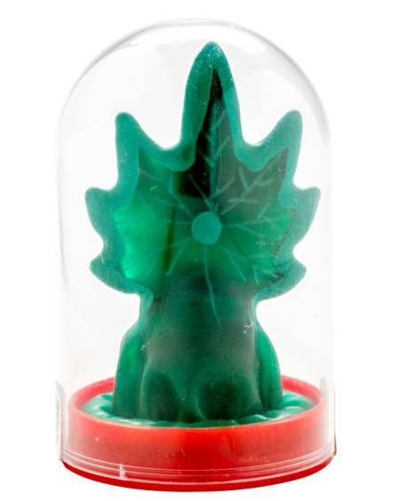 CONDOMERIE - PRÉSERVATIFS FANTAISIE PEINTS À LA MAIN CANNABIS MODÈLE 1