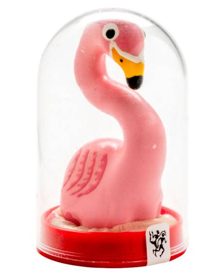 CONDOMERIE - PRÉSERVATIFS FANTAISIE PEINTS À LA MAIN ROSE FLAMANT